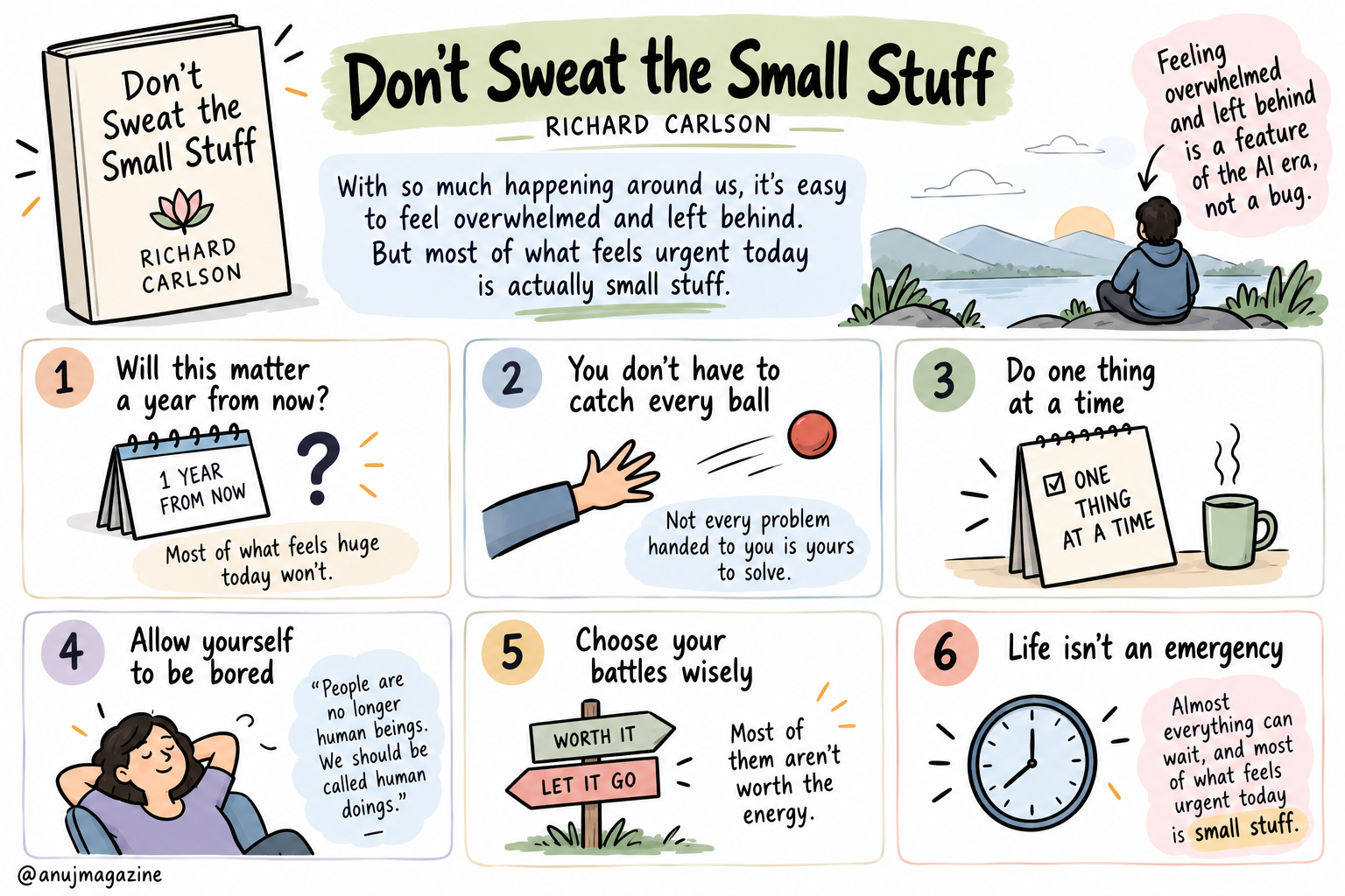 Don't Sweat the Small Stuff in the AI Era — sketchnote