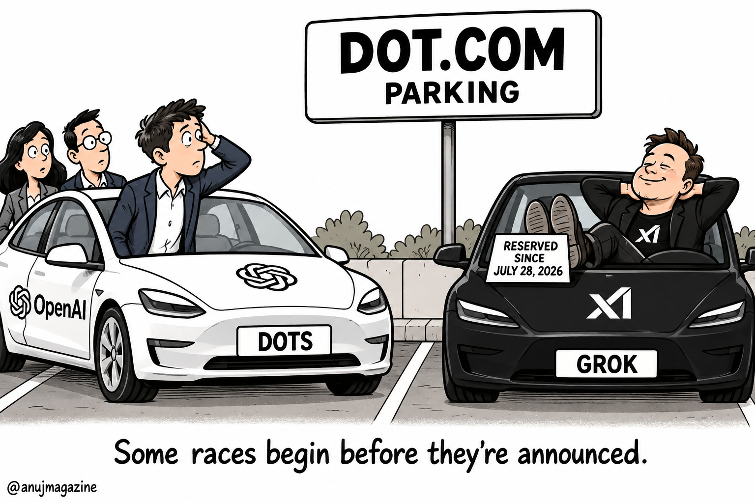 The Domain Parking Lot: a sketchnote about an unexpected domain redirect